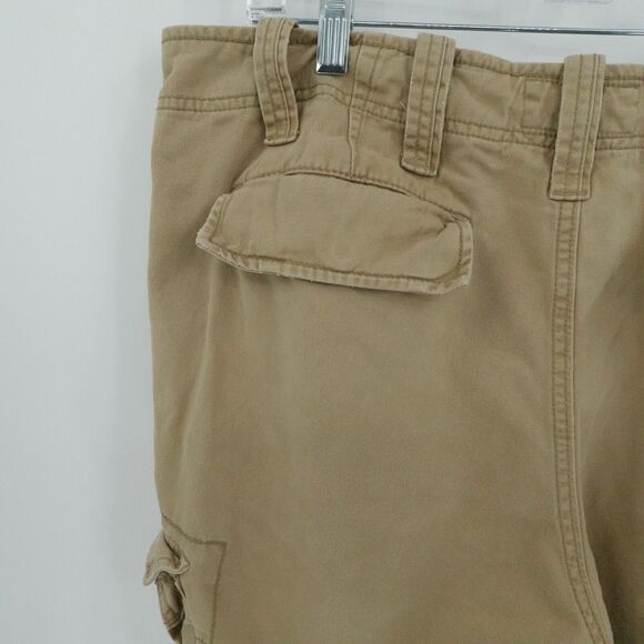 Denim & Supply Shorts Men 38 Beige Cargo Ralph Lauren Utility Flap Pockets Gorp - Picture 14 of 16